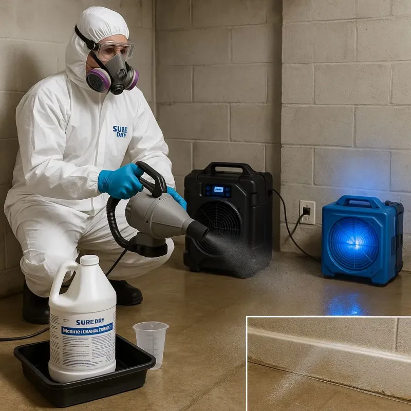 Sanitization and Odor Removal process in Harris County, TX
